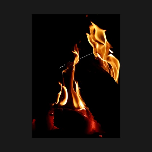 Fire poetry (pareidolia) by GribouilleTherapie