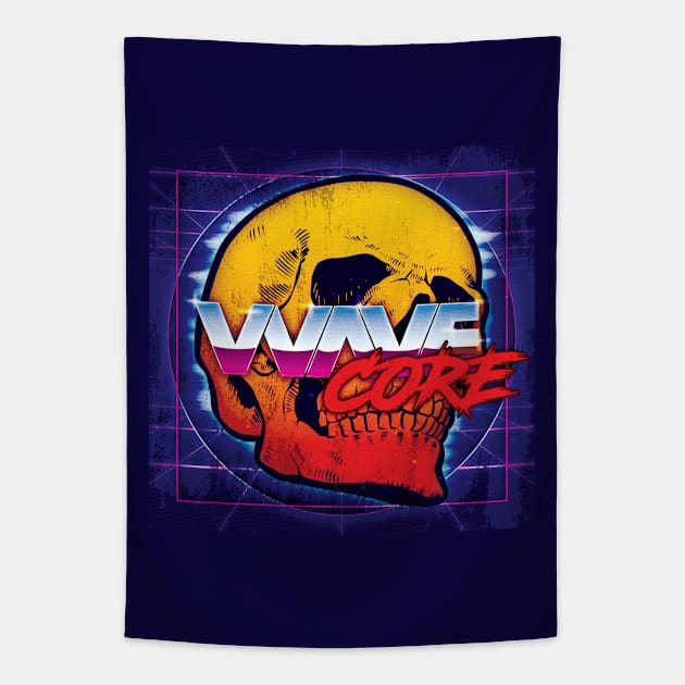 Wavecore Tapestry by patrickkingart