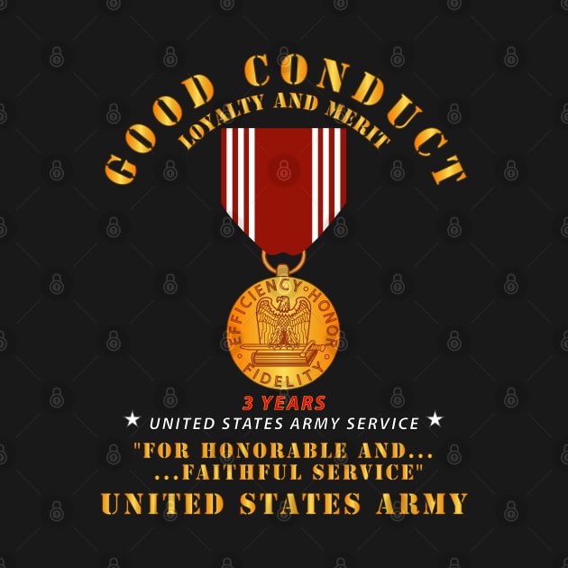 Army - Good Conduct w Medal by twix123844