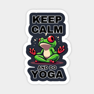 Keep Calm and do Yoga Magnet