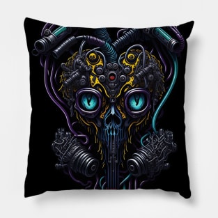 Cyborg Hearts Pillow