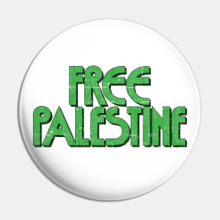 Free Palestine / Retro Style Design Pin