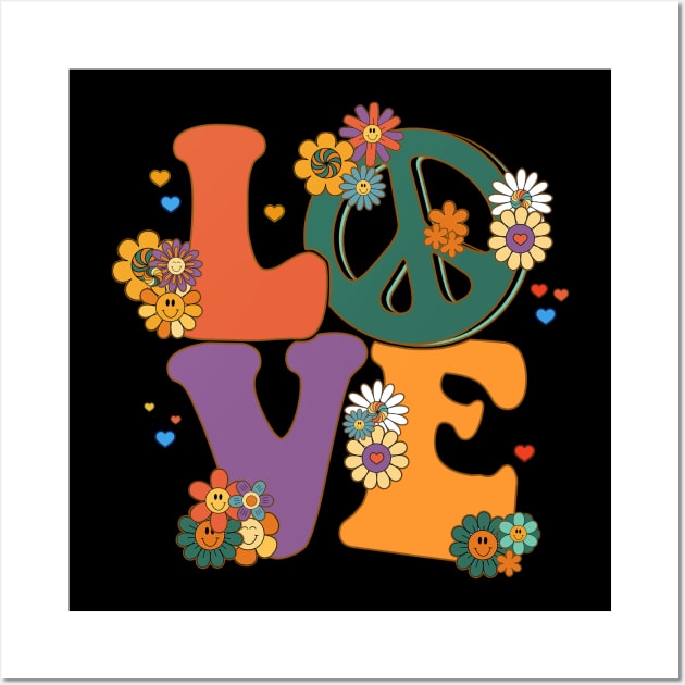 60s, 70s, pacifism, A symbol peace of the hippie in the style of the  seventies, Groovy daisy flowers. Motivational poster, flower power, flowers  children. 11426237 Vector Art at Vecteezy