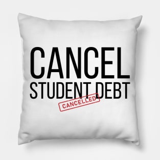 Cancel Student Debt Pillow