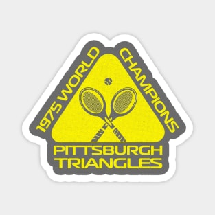 Retro Pittsburgh Triangles Tennis WTT Champs 1975 Magnet