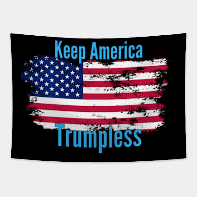 Keep America Trumpless ny -Trump Tapestry by lam-san-dan