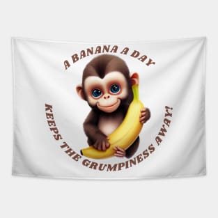 A banana a day keeps the grumpiness away Tapestry