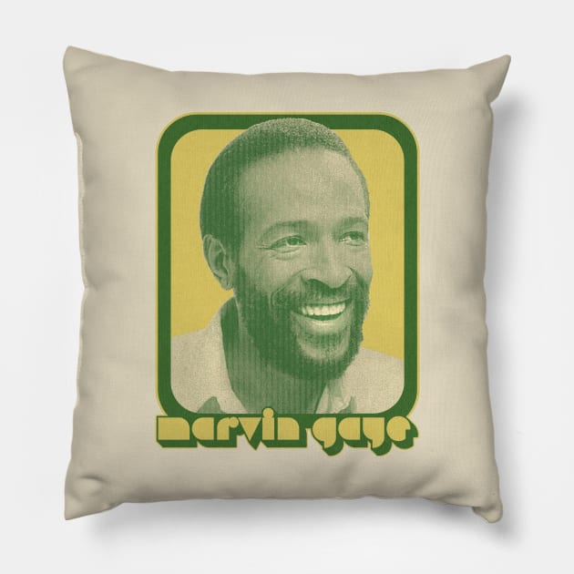 Marvin Gaye / 70s Retro Style Original Design Pillow by DankFutura