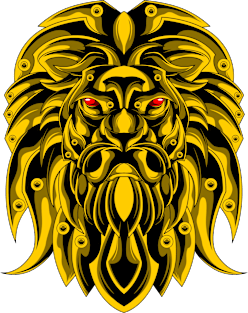 GOLDEN LION Magnet