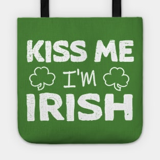 Kiss Me I'm Irish Shamrock St Patrick's Day Tote