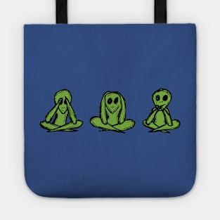 Three Wise Aliens Tote