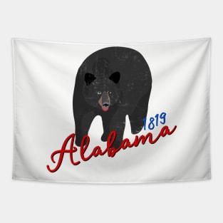 Alabama Black Bear Tapestry