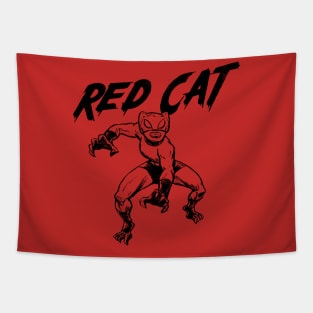 The Righteous Red Cat! Tapestry