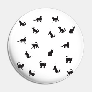 Cute black cats Pin