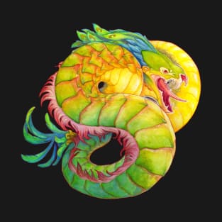 Feathered Serpent Dragon T-Shirt