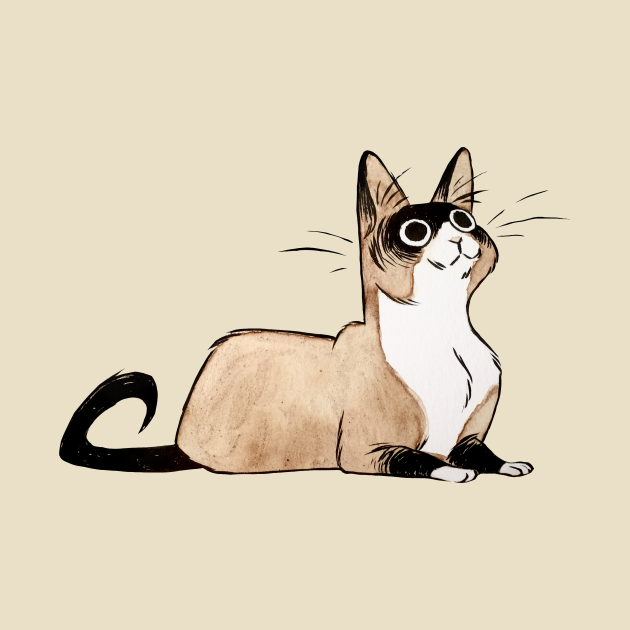 Snowshoe Cat TShirt TeePublic