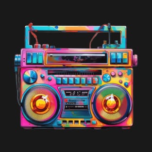 Retro Hip Hop Boombox T-Shirt