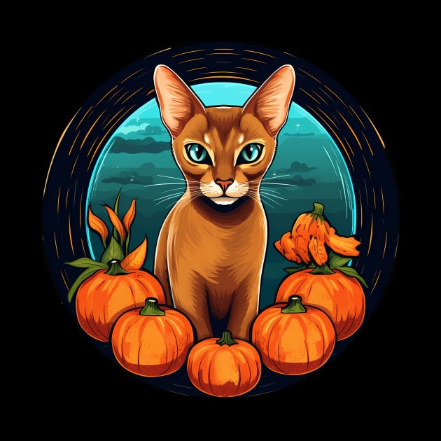 Abyssinian Cat Halloween, Cat Lover by dukito