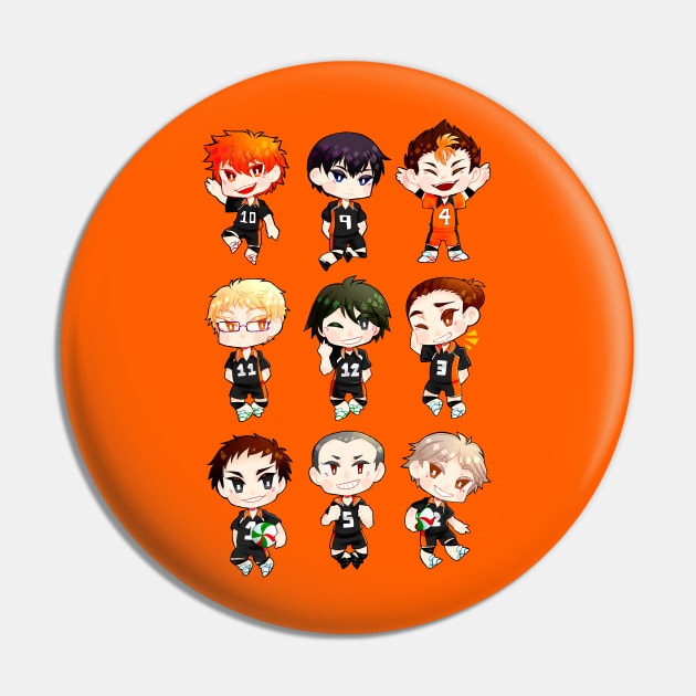 Karasuno 9 Characters! Pin by Techagau