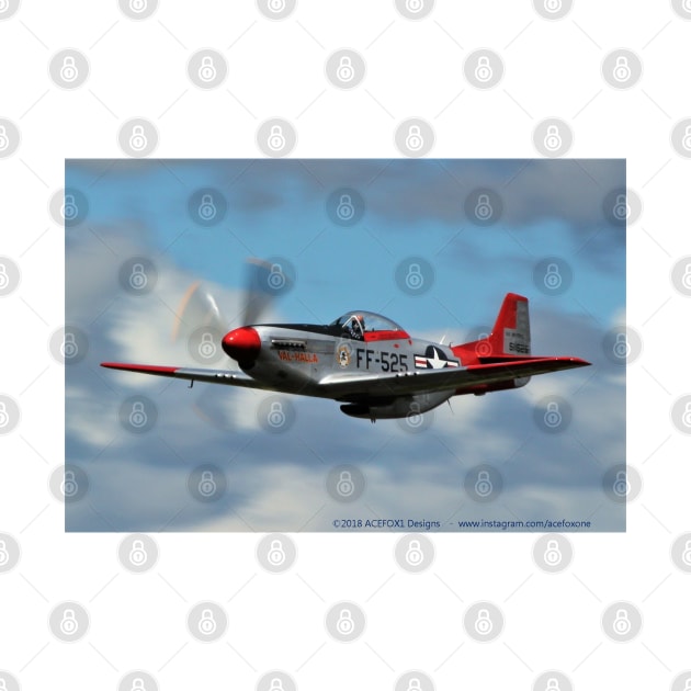 P-51D Mustang “Val-Halla” fast pass by acefox1