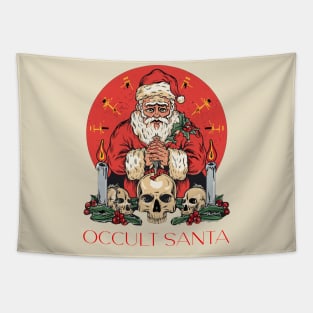 OCCULT SANTA: CELEBRATE SATANIC TWIST IN THIS CHRISTMAS Tapestry