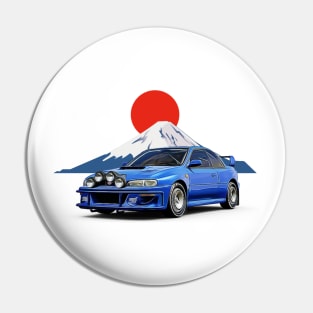 Impreza Classic Fuji JDM Japan Print Pin