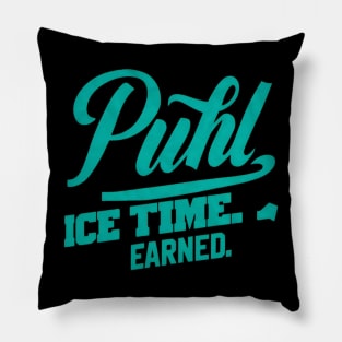 New York PWHL ICE Time Earned Pillow