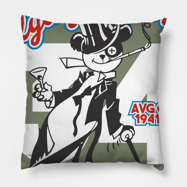 Jack Newkirk - 34 - Flying Tigers Pillow by MBK