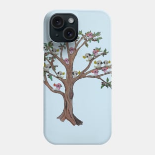 Cockatoos sitting in a Gum Tree Phone Case