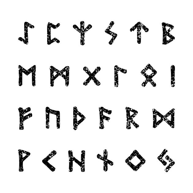 Elder Futhark runes by opooqodesign