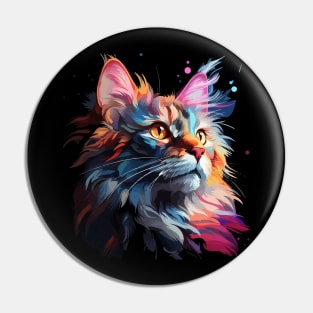 American Bobtail Rainbow Pin