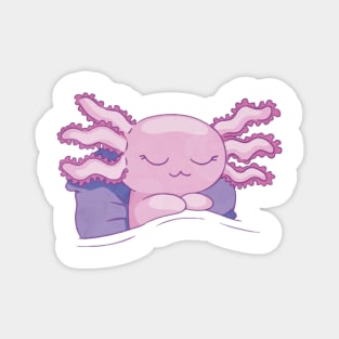 Sleeping Axolotl Magnet