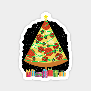 Pizza Christmas Tree Magnet