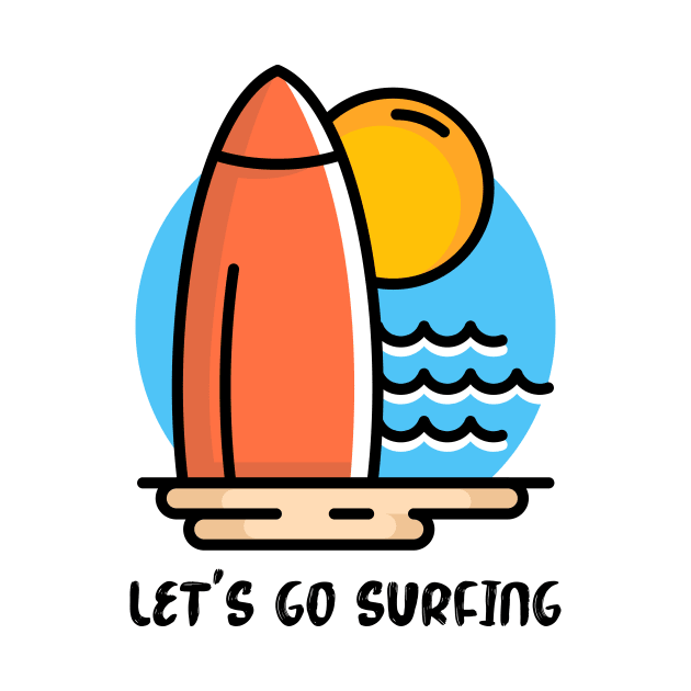 Let's Go Surfing by VEKTORKITA