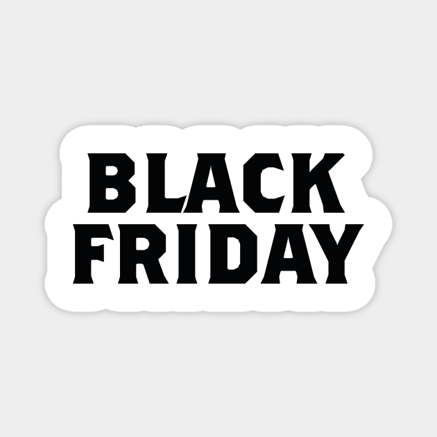 Black Friday Magnet by Hashop