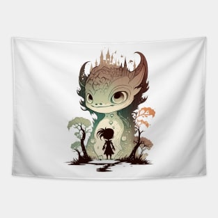 Mystical fantasy character. Tapestry