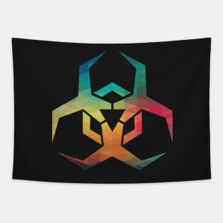 Rainbow malware hazard symbol Tapestry