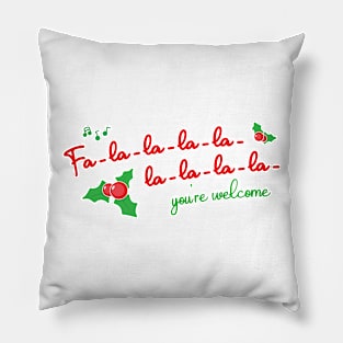 Fa-la-la-la-la Pillow