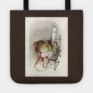 Mouse Spinning - Beatrix Potter Tote