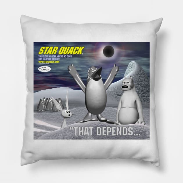 Star Quack planet Polaria Pillow by Big Hit Comics