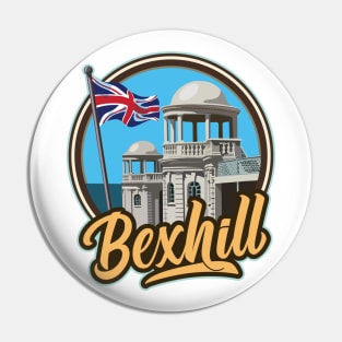 Bexhill East Sussex England Seafront Beach Souvenir Pin