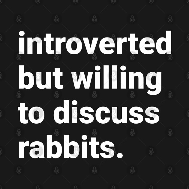 Introverted but willing to discuss rabbits by DeguArts