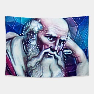 St. Jerome Snowy Portrait | St. Jerome Artwork 13 Tapestry