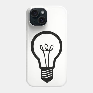Simple Light Bulb Phone Case