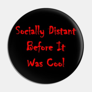 Socially Distant Red Pin