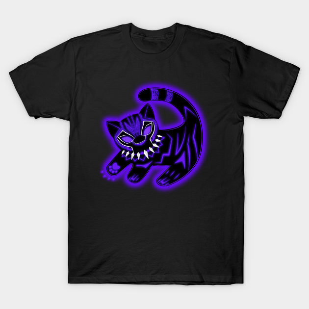 The panther king purple - Panther - T-Shirt