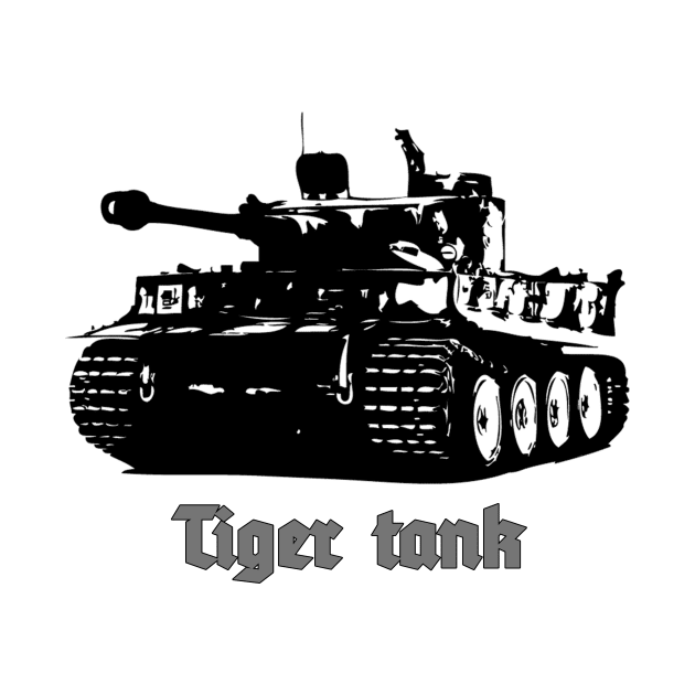 ww2 tiger tanks sticker panzer by untagged_shop