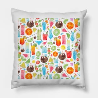 Cocktail Pattern Pillow