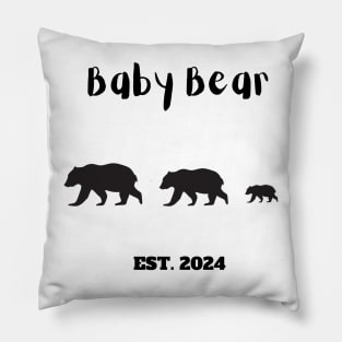 Baby Bear EST. 2024 Pillow