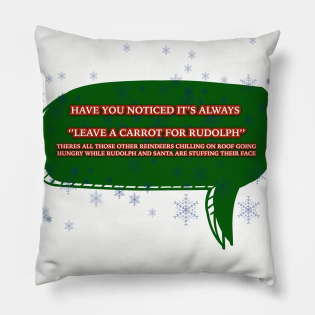 Christmas Funny Pillow by Gallifrey1995